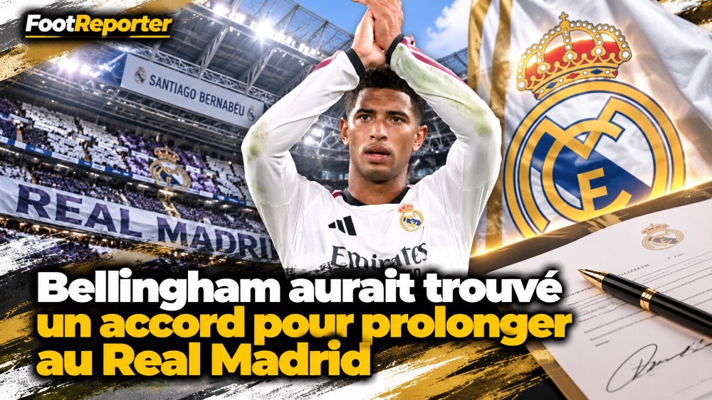 Bellingham aurait trouvé un accord pour prolonger au Real Madrid
