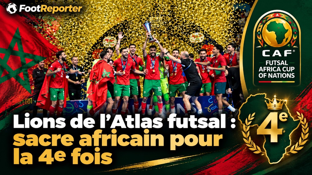 Lions de l'Atlas futsal : sacre africain pour la 4e fois