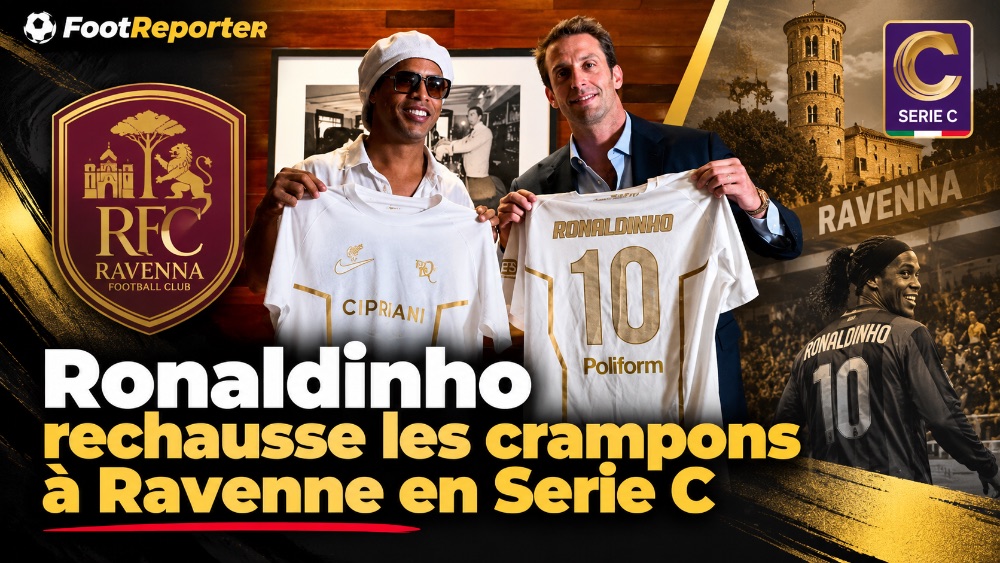 Ronaldinho rechausse les crampons à Ravenne en Serie C