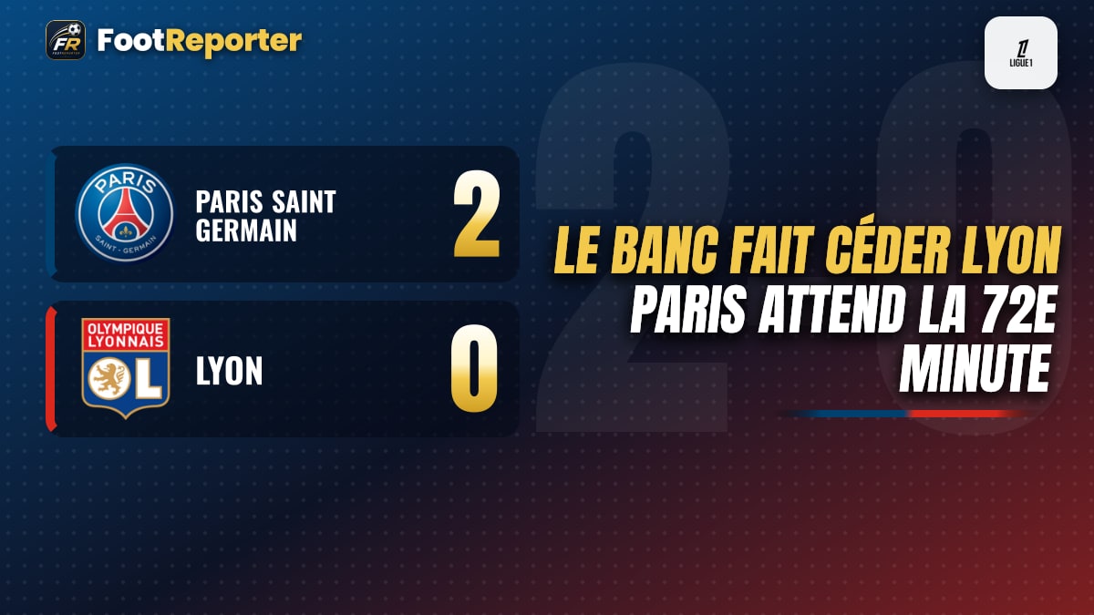 PSG 2-0 Lyon : le banc de Luis Enrique fait sauter le bloc