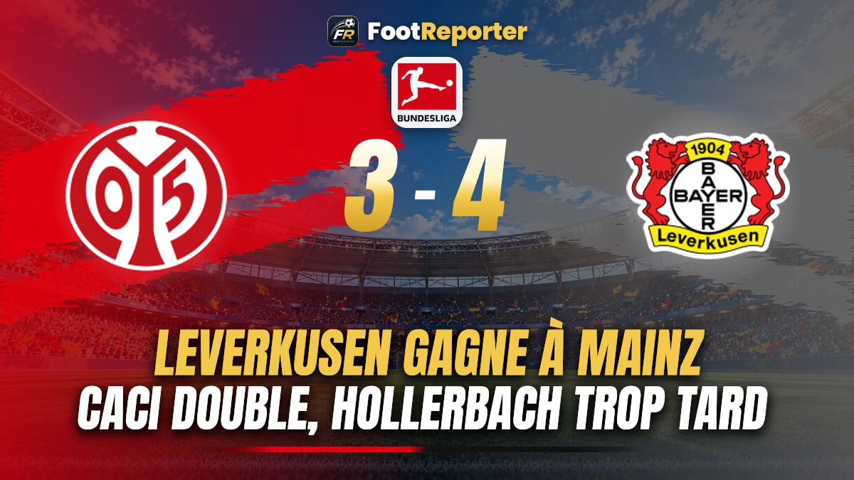 Mainz 3-4 Leverkusen : le doublé de Caci n’a pas suffi