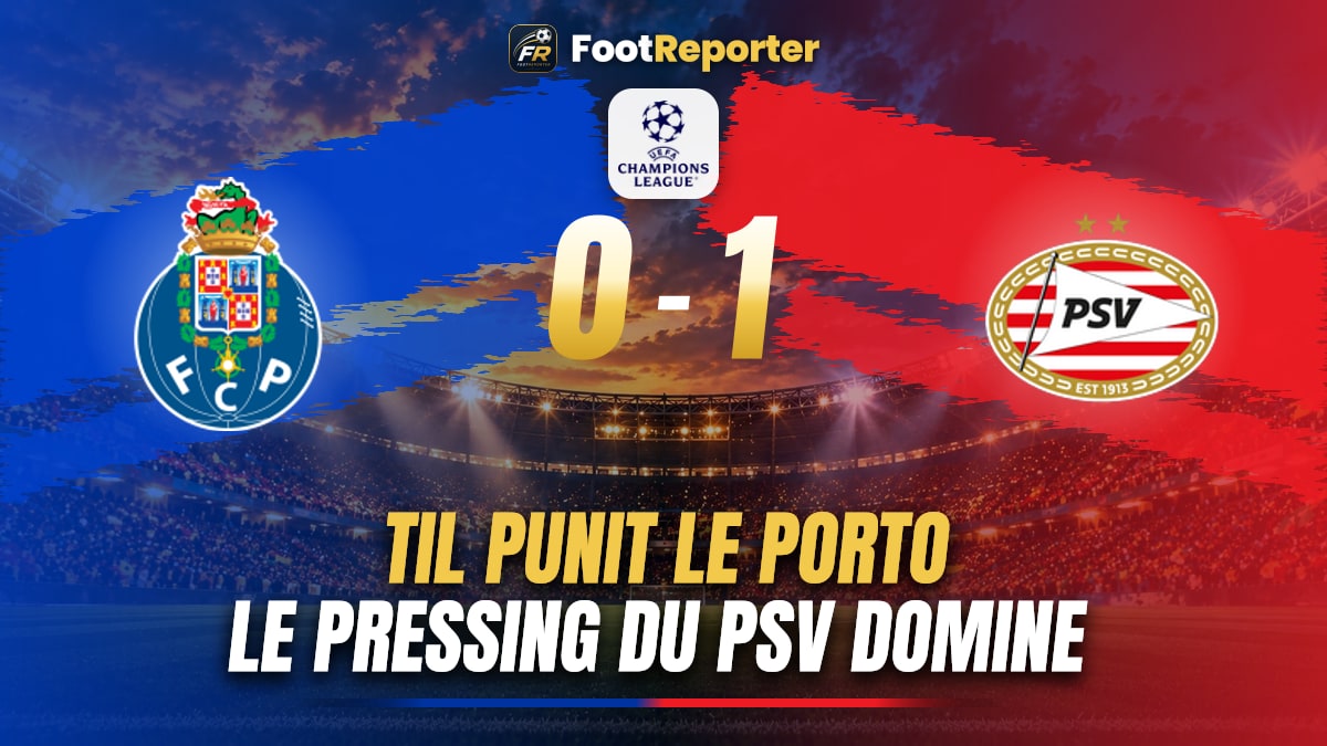 PSV étouffe le Porto de Farioli par son pressing