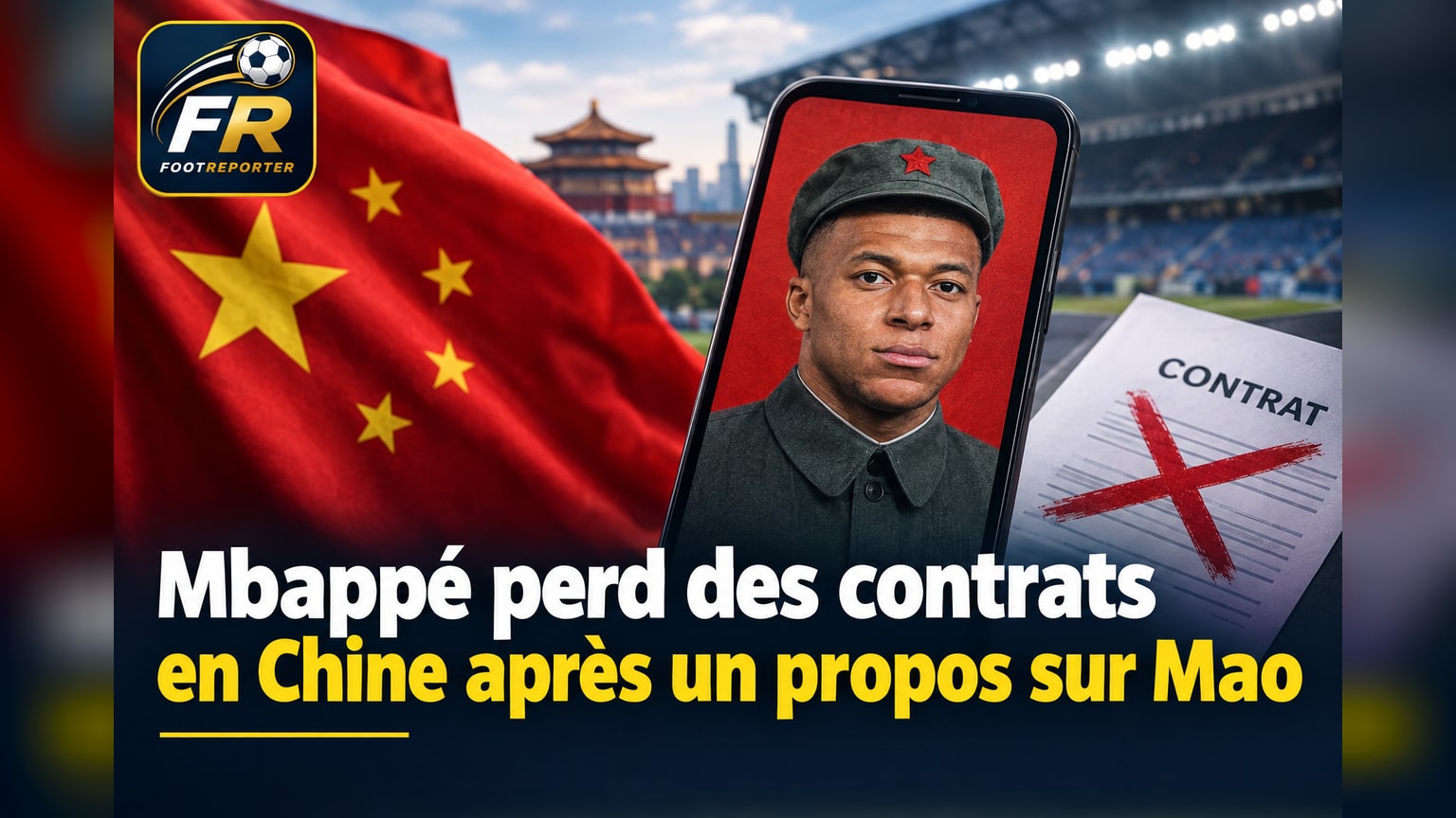 Mbappé perd des contrats en Chine après un propos sur Mao
