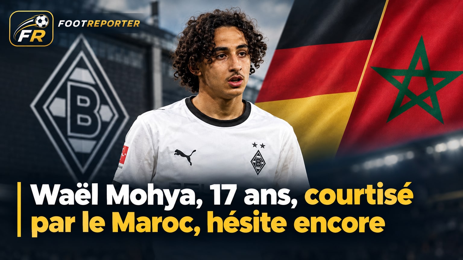Waël Mohya, 17 ans, courtisé par le Maroc, hésite encore