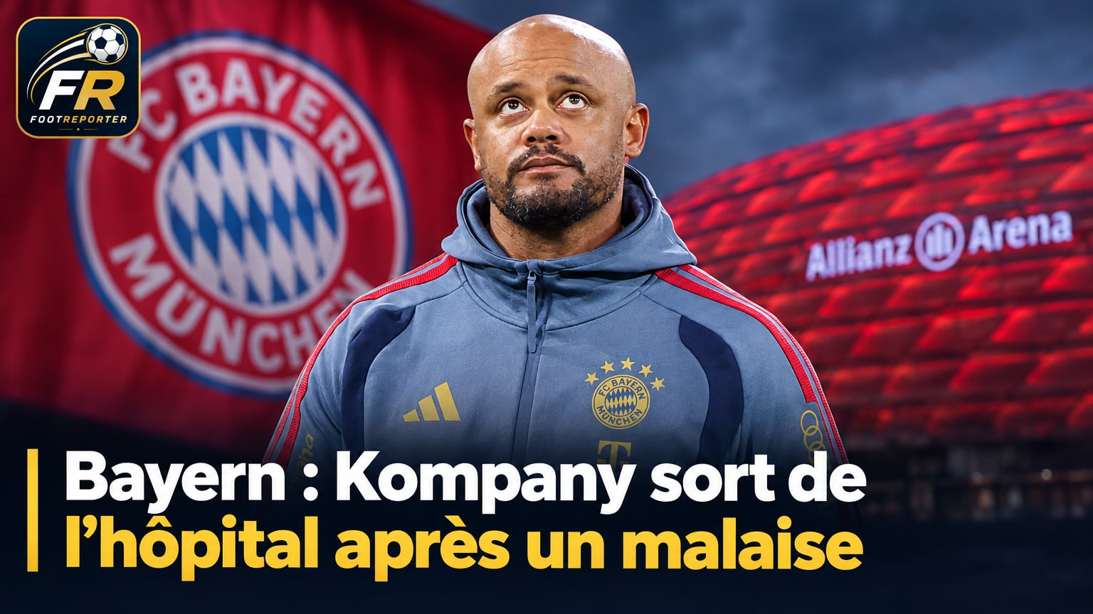 Bayern : Kompany sort de l'hôpital après un malaise
